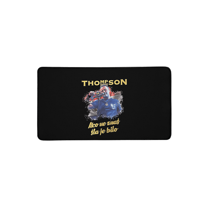 Thompson Ako Ne Znaš Šta Je Bilo Golden Flag Desk Mat product image (2)