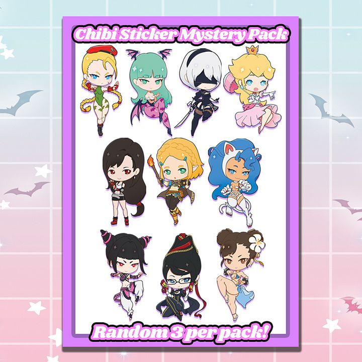 Chibi Sticker mystery pack - Game pack product image (1)