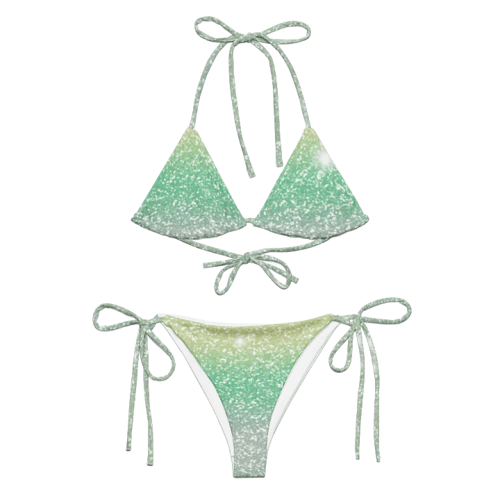 Glitter Unicorn Texture Design String Bikini (11) product image (1)