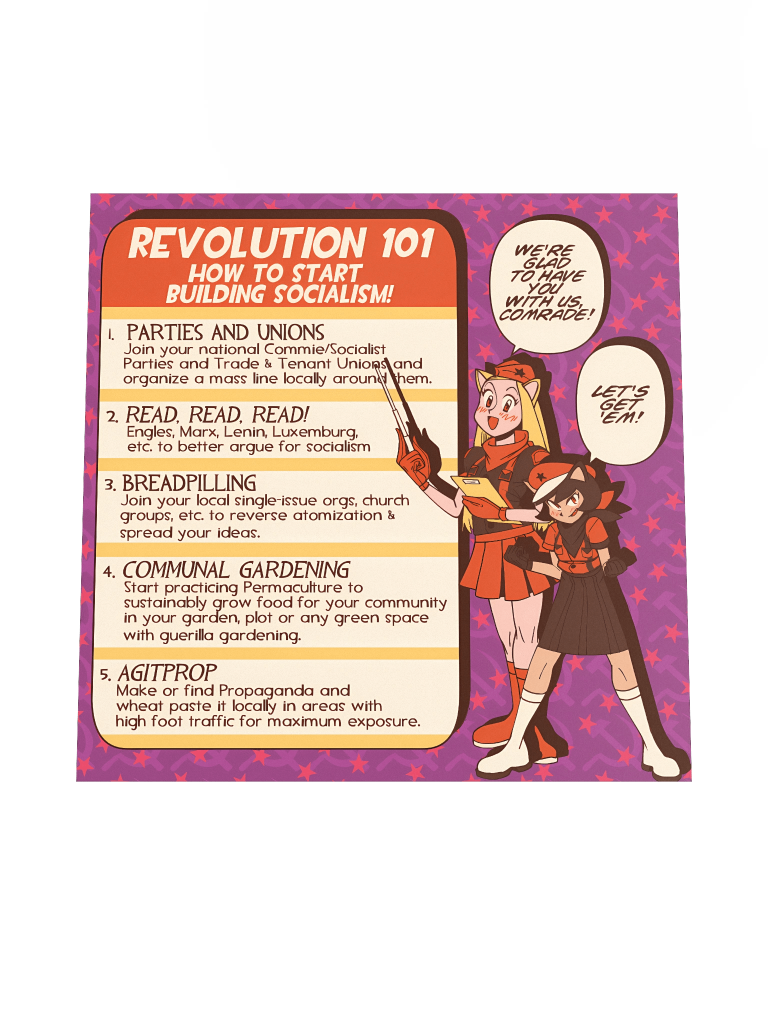Alunya and Rodina - “Revolution 101” Poster product image (10)