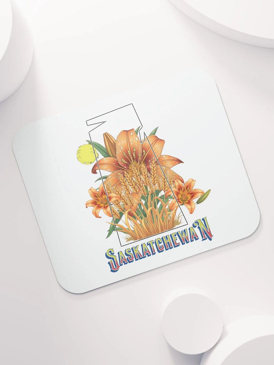 Saskatchewan Province Lily Blossom Mouse Pad product image (5)
