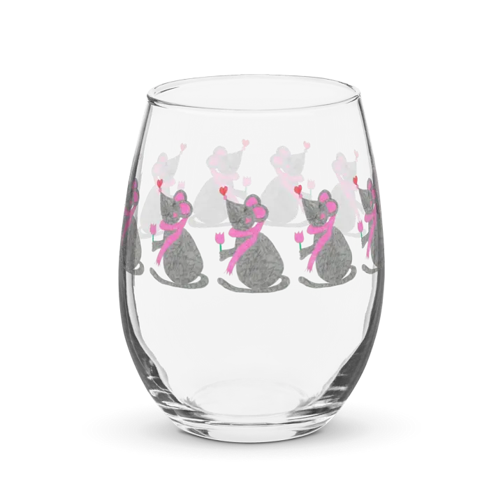 Tulip mouse Stemless Wine Glass product image (1)