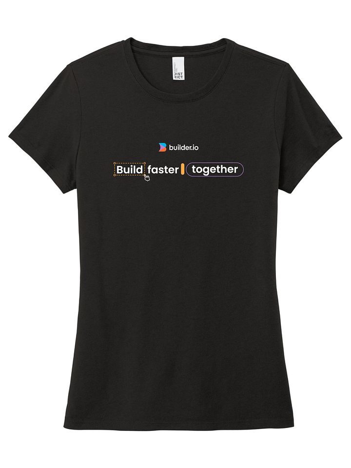 Builder.io - Women's Build Faster Perfect Tri Tee product image (1)