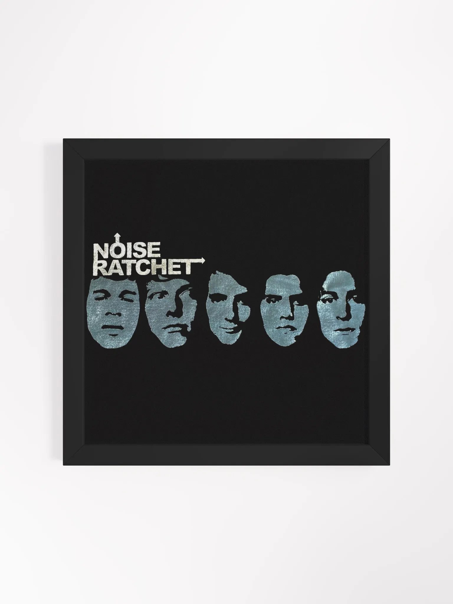 Noise Ratchet Faces Poster Framed product image (2)