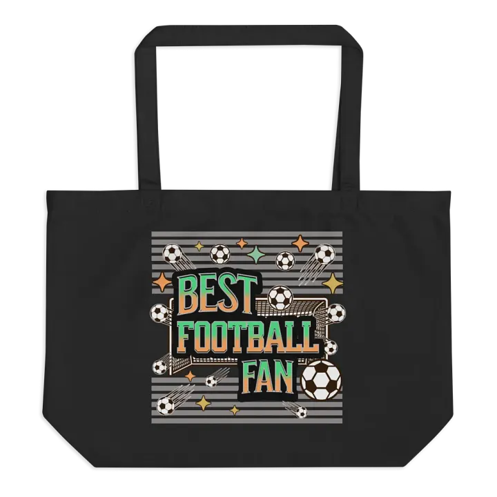 Best Football Fan Fanatic Organic Tote Bag product image (1)