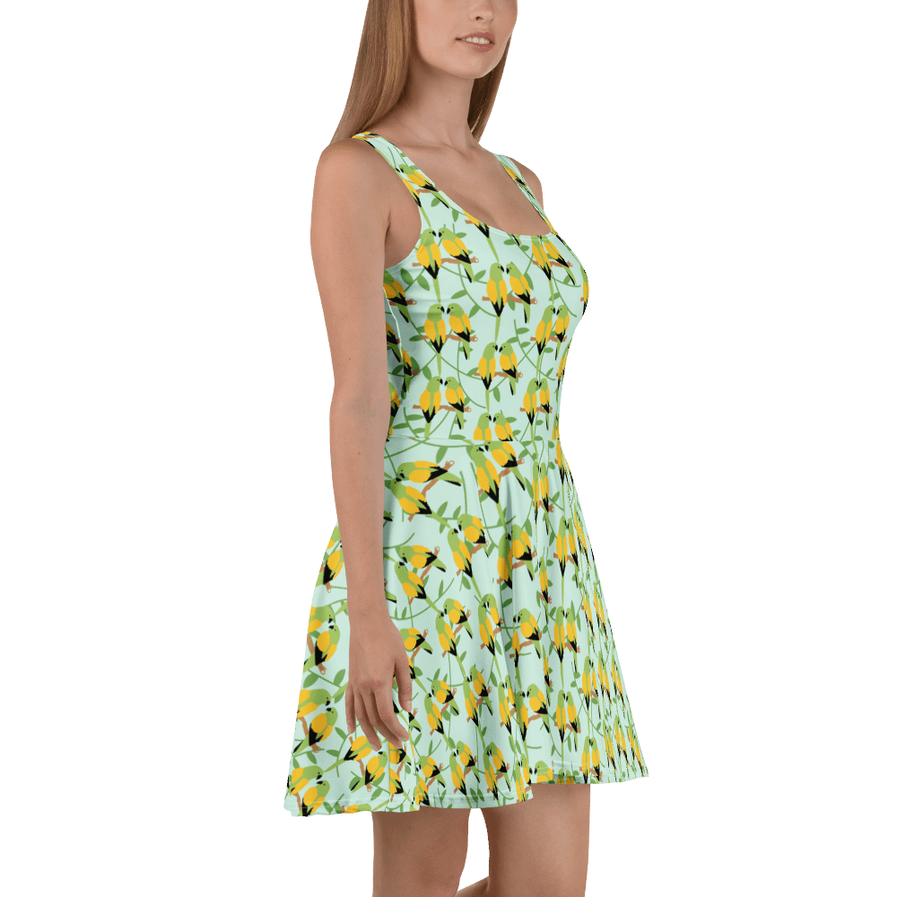 Beautiful Birds Skater Dress - Cute, Colorful, Comfortable product image (3)