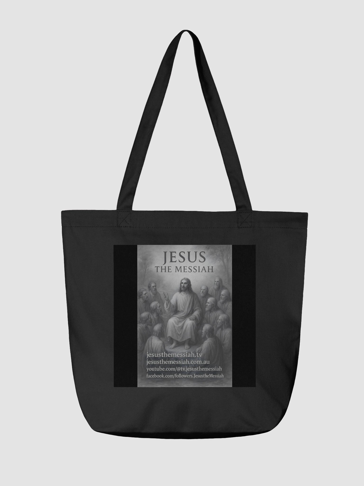 Jesus The Messiah Premium Faith Tote Bag – Dual-Sided Evangelism Edition product image (2)