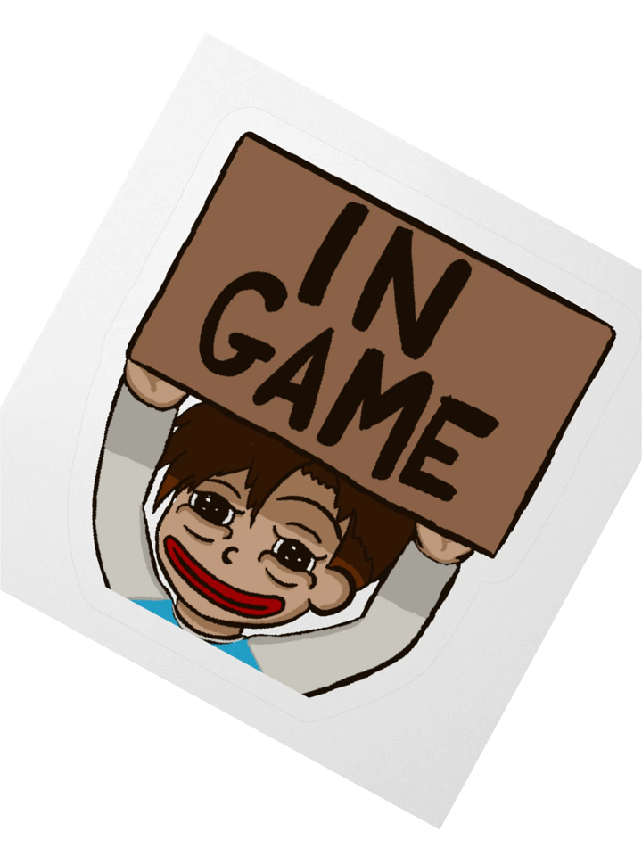 "IN GAM3" - Sticker product image (2)
