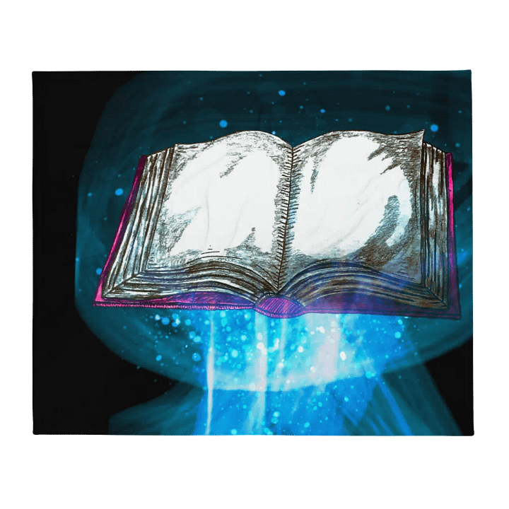 Book of Riddles Throw Blanket product image (1)