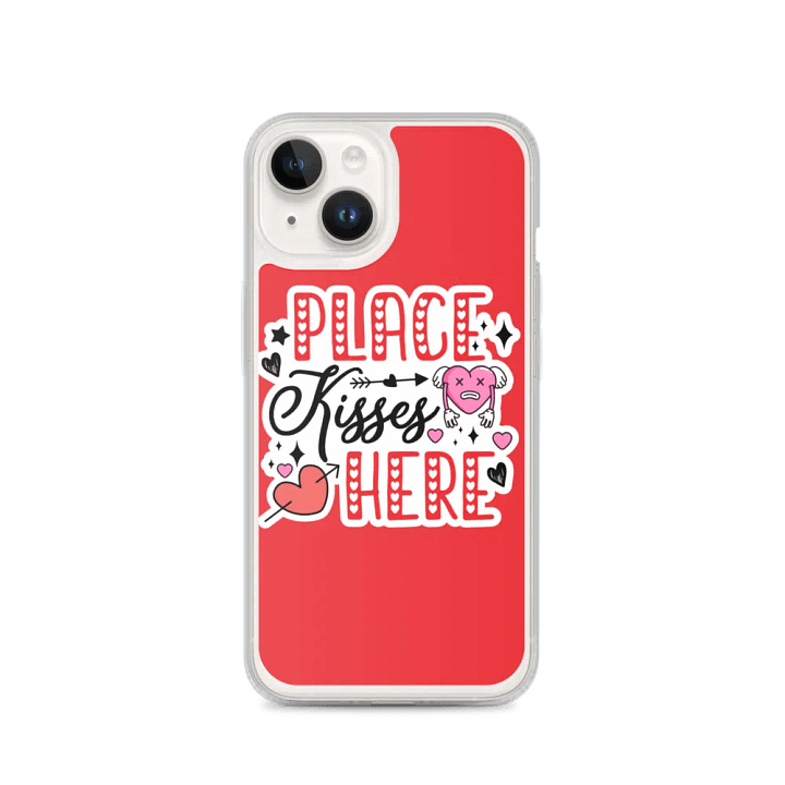 Kisses Galore MagSafe® iPhone® Clear Case product image (4)