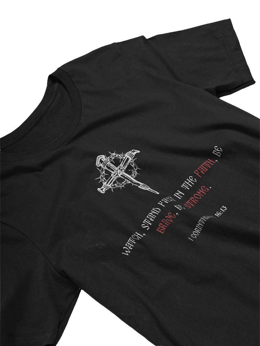 Nails Cross And Thorns Crown Unisex Soft Tee product image (17)