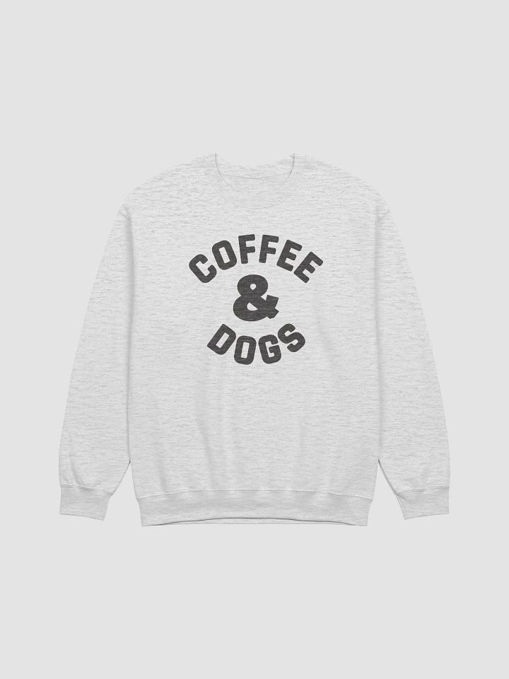 Coffee & Dogs - Heather Black text product image (1)
