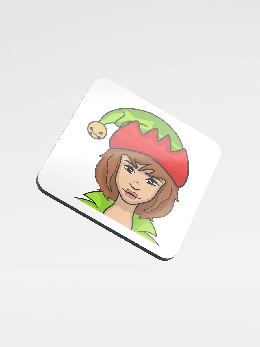 Elf April Glossed Cork Coaster product image (2)
