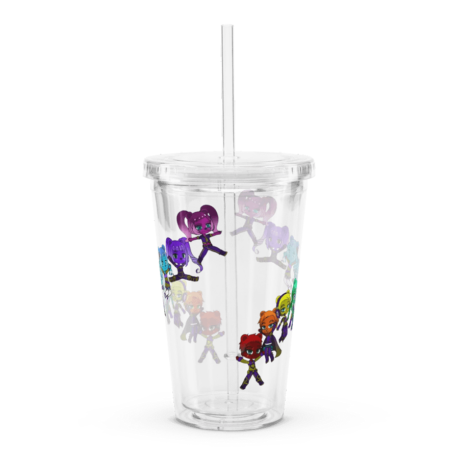 Shadow Bears (Leap of Happiness) Plastic Tumbler 16oz product image (1)