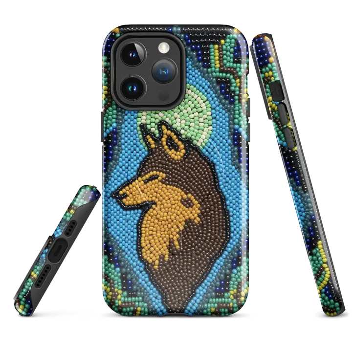 Spirit of the Wolf Beaded iPhone® Tough Case product image (4)