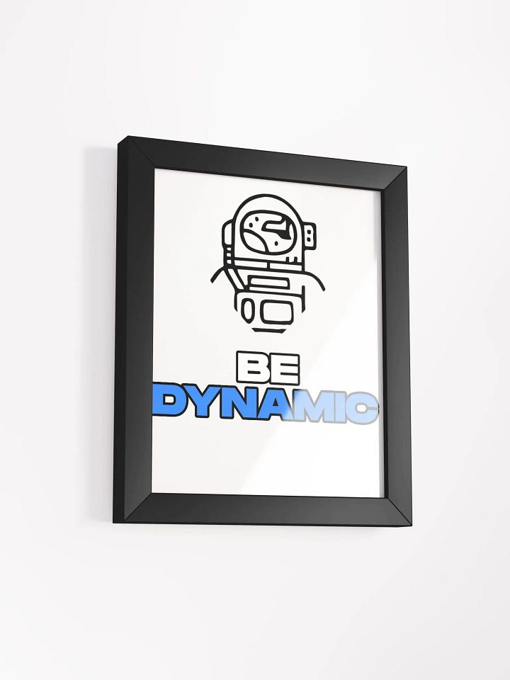 BE Dynamic Framed Poster product image (6)