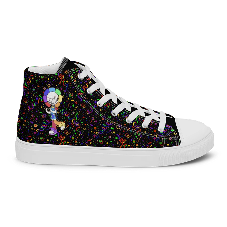 Black Arcade and White Chibi Flower and Jiggy Sneakers product image (27)