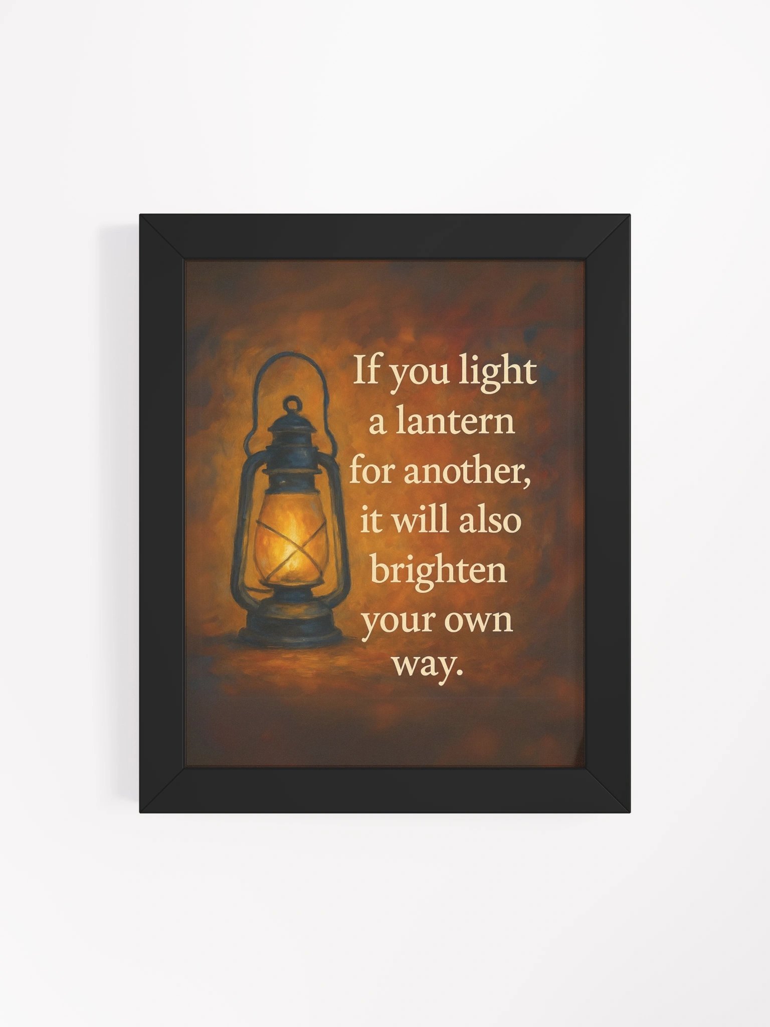 Light a Lantern – Framed Poster product image (4)