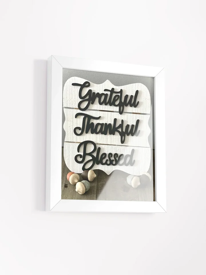 Grateful, Thankful, Blessed Framed Poster product image (2)