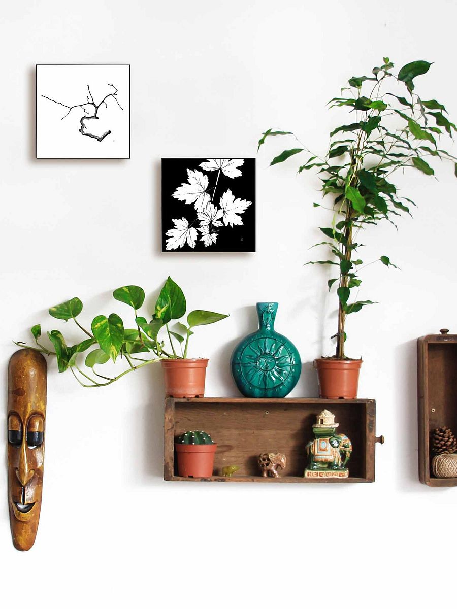 Minimalist Tree Branch Canvas Art - Elegant Twig product image (5)