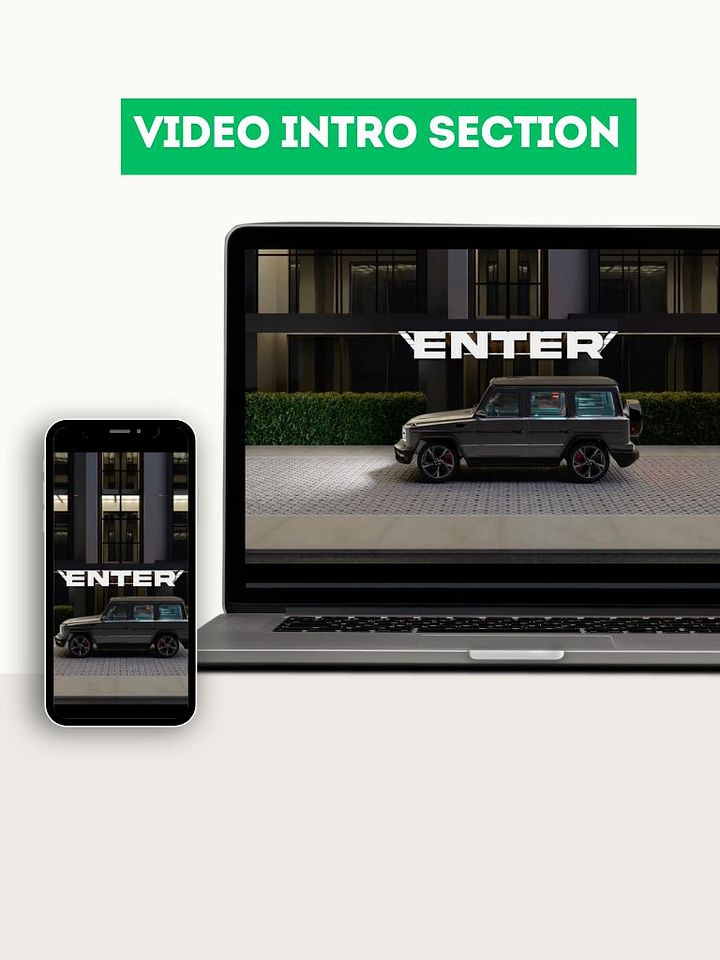 Shopify Store 3d Video Intro Section product image (1)