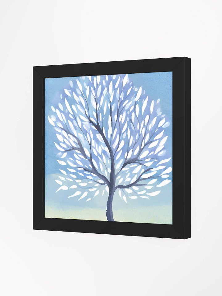 Serene Teardrop Tree Framed Poster product image (7)