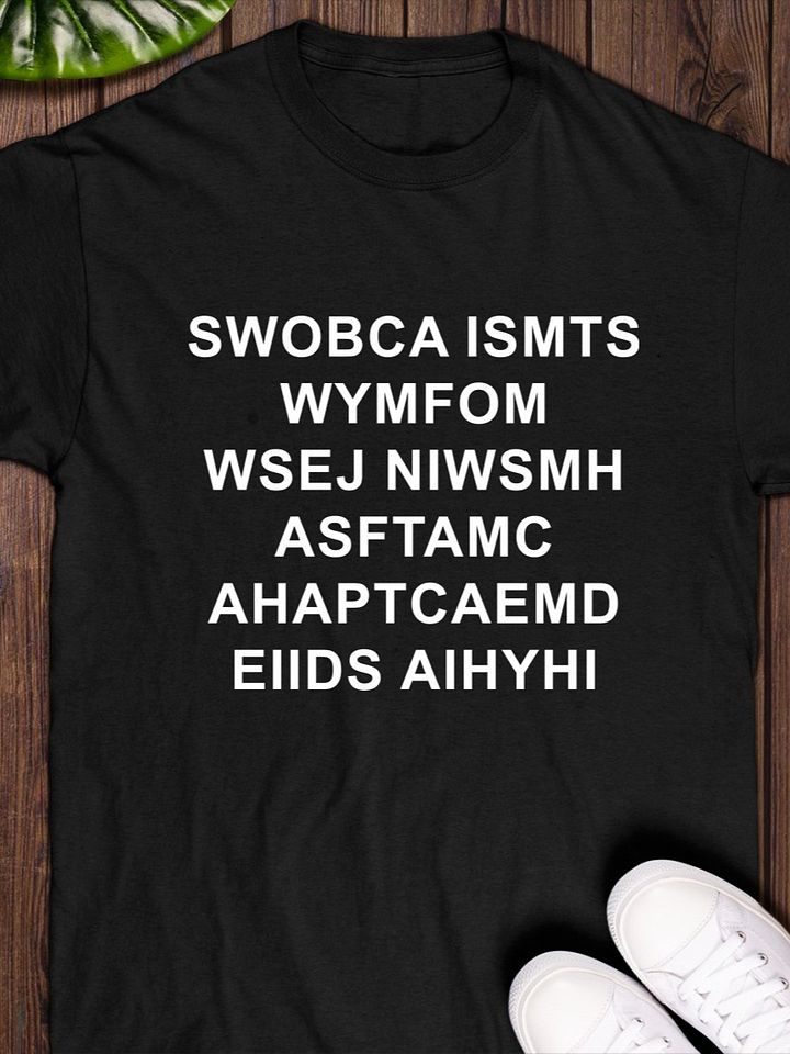 Swobca Ismts Wymfom Wsej Niwsmh Asftamc Ahaptcaemd T-Shirt product image (1)
