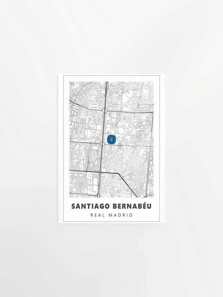 Santiago Bernabéu Map - Real Madrid product image (2)