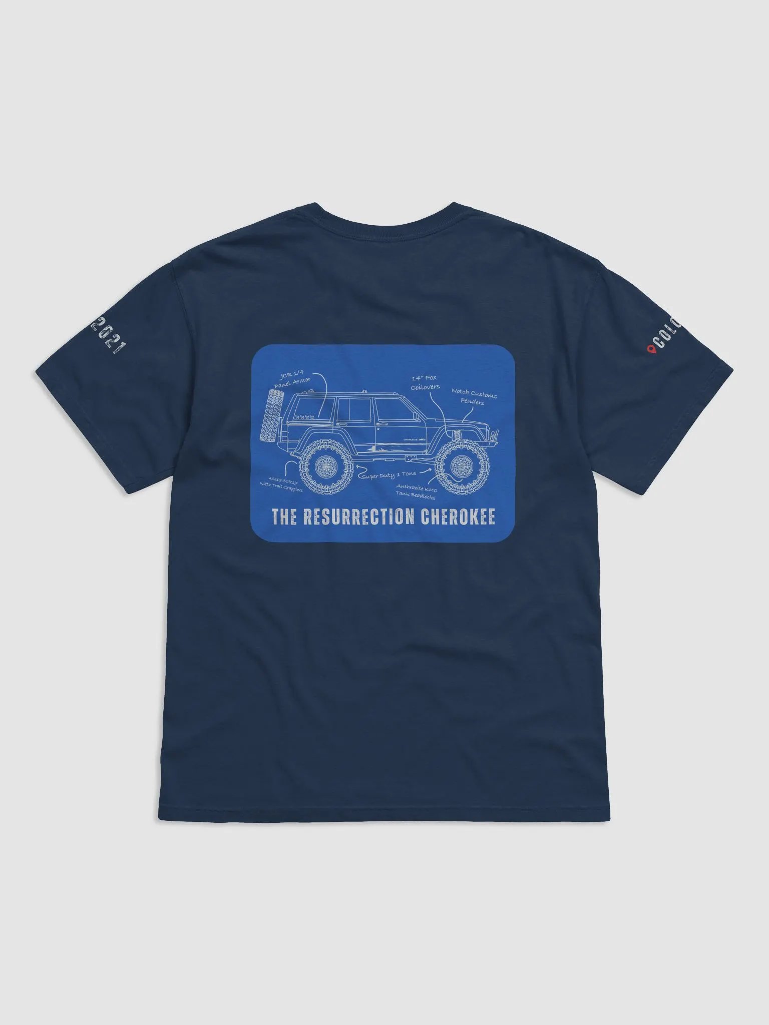 Resurrection Cherokee Blueprint T-Shirt product image (5)