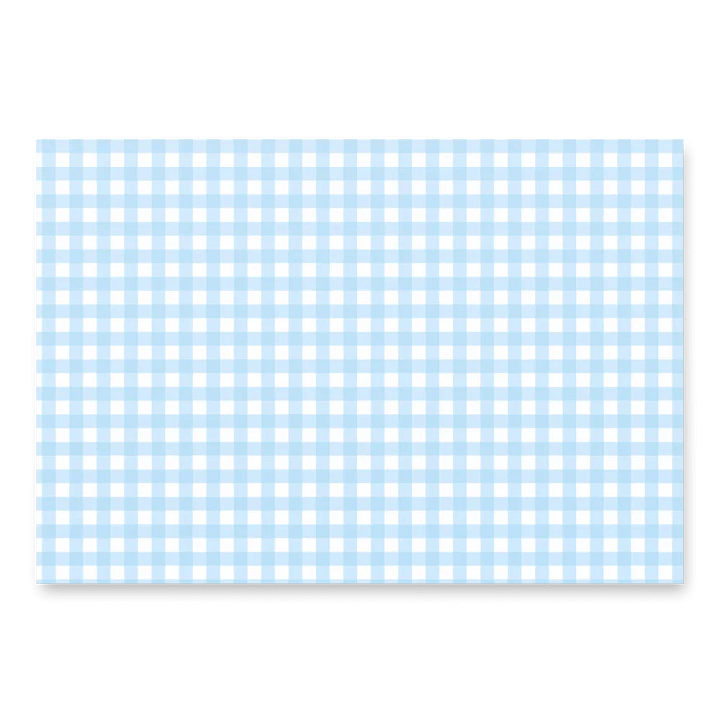Classic Blue Gingham Gift Wrap Set (Set of 3) product image (2)