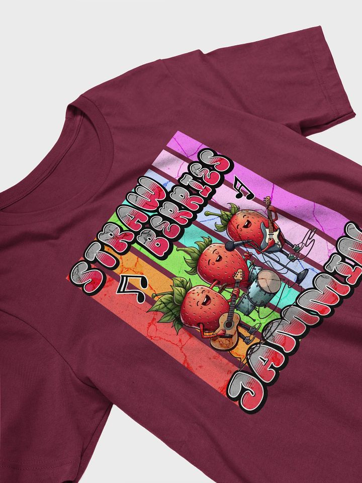 Strawberries Jammin Band T-Shirt product image (6)