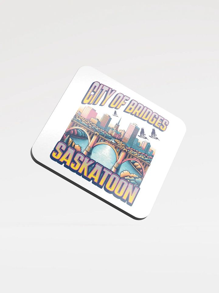 City of Bridges Saskatoon Cork Coaster Set product image (1)