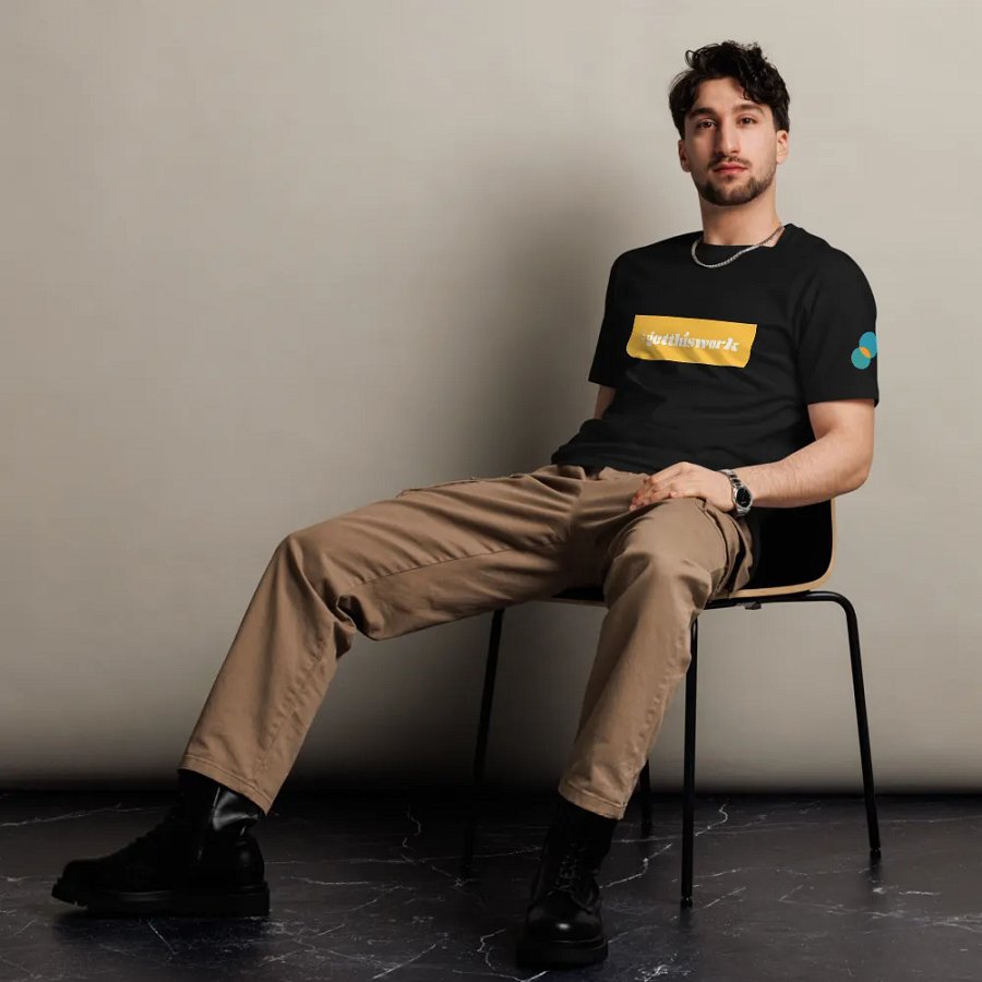 Stylized #GetThisWork Unisex Tee product image (6)
