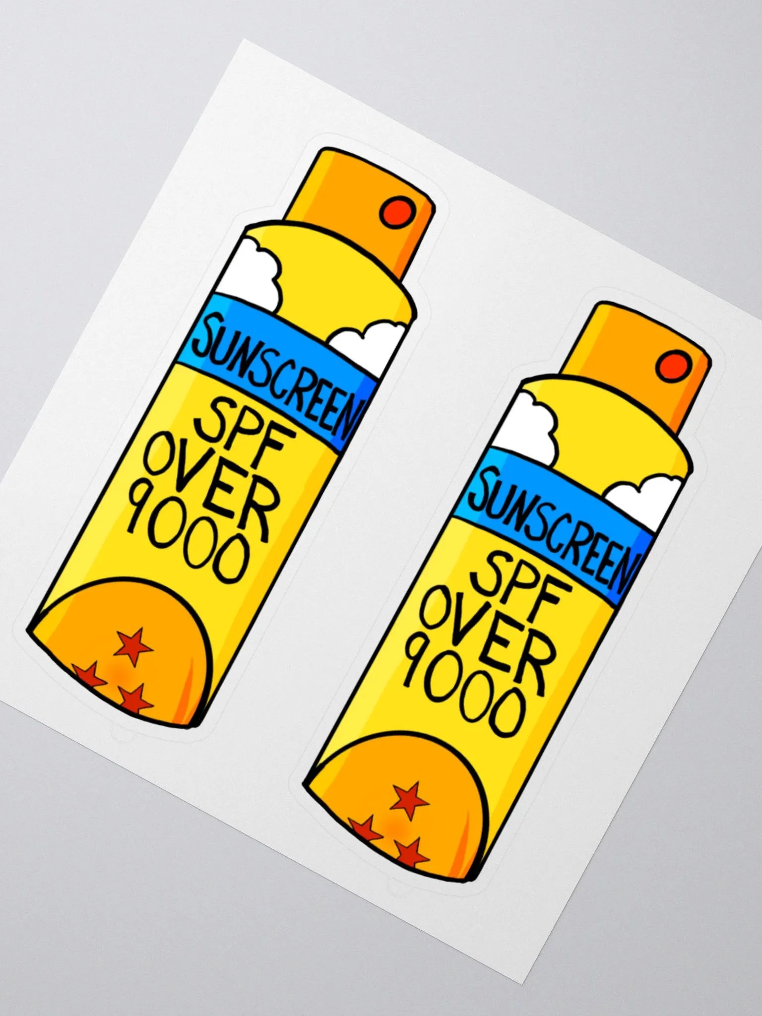 SPF Over 9000 Cut Sticker Pairs product image (7)