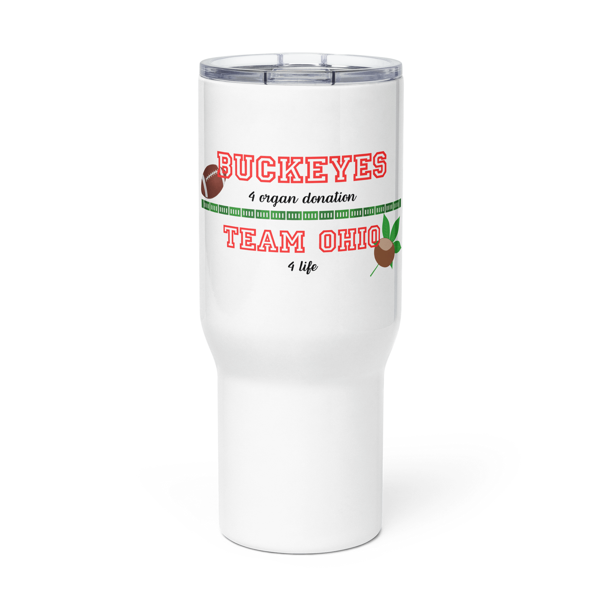 Buckeyes Team Ohio Stainless Steel Travel Mug product image (3)