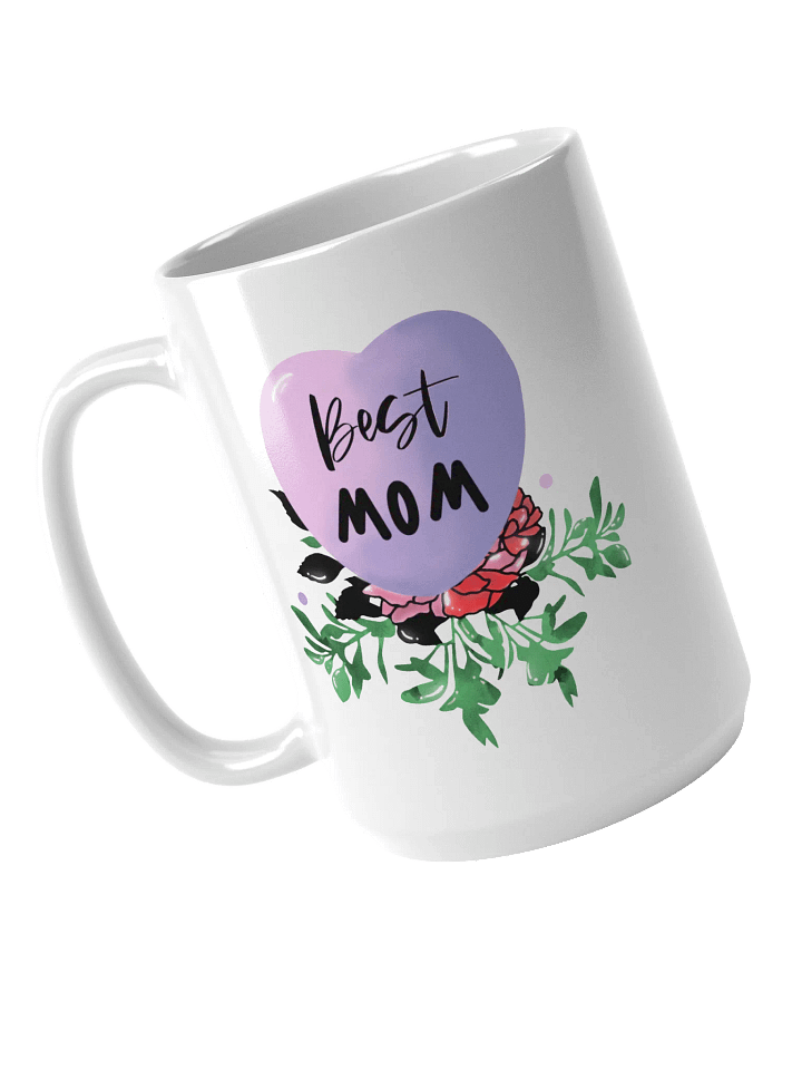 Floral Heart Best Mom Mug product image (1)