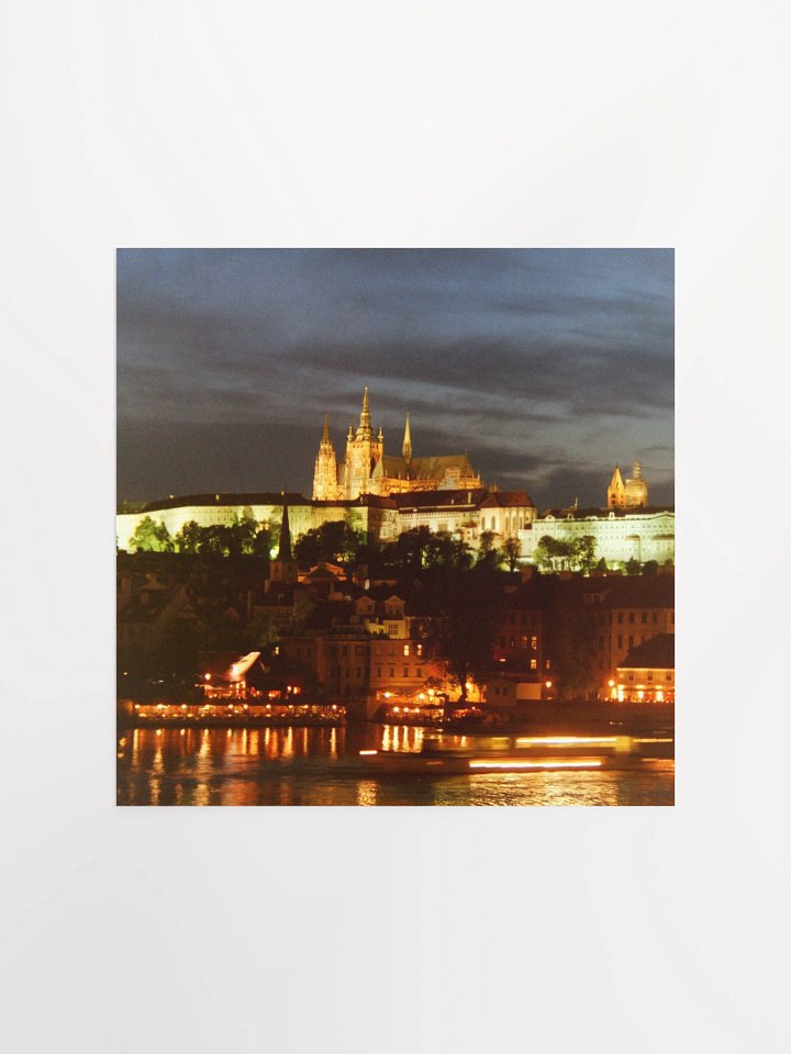 Prague - Prague Castle & Vltava River - print/poster product image (1)