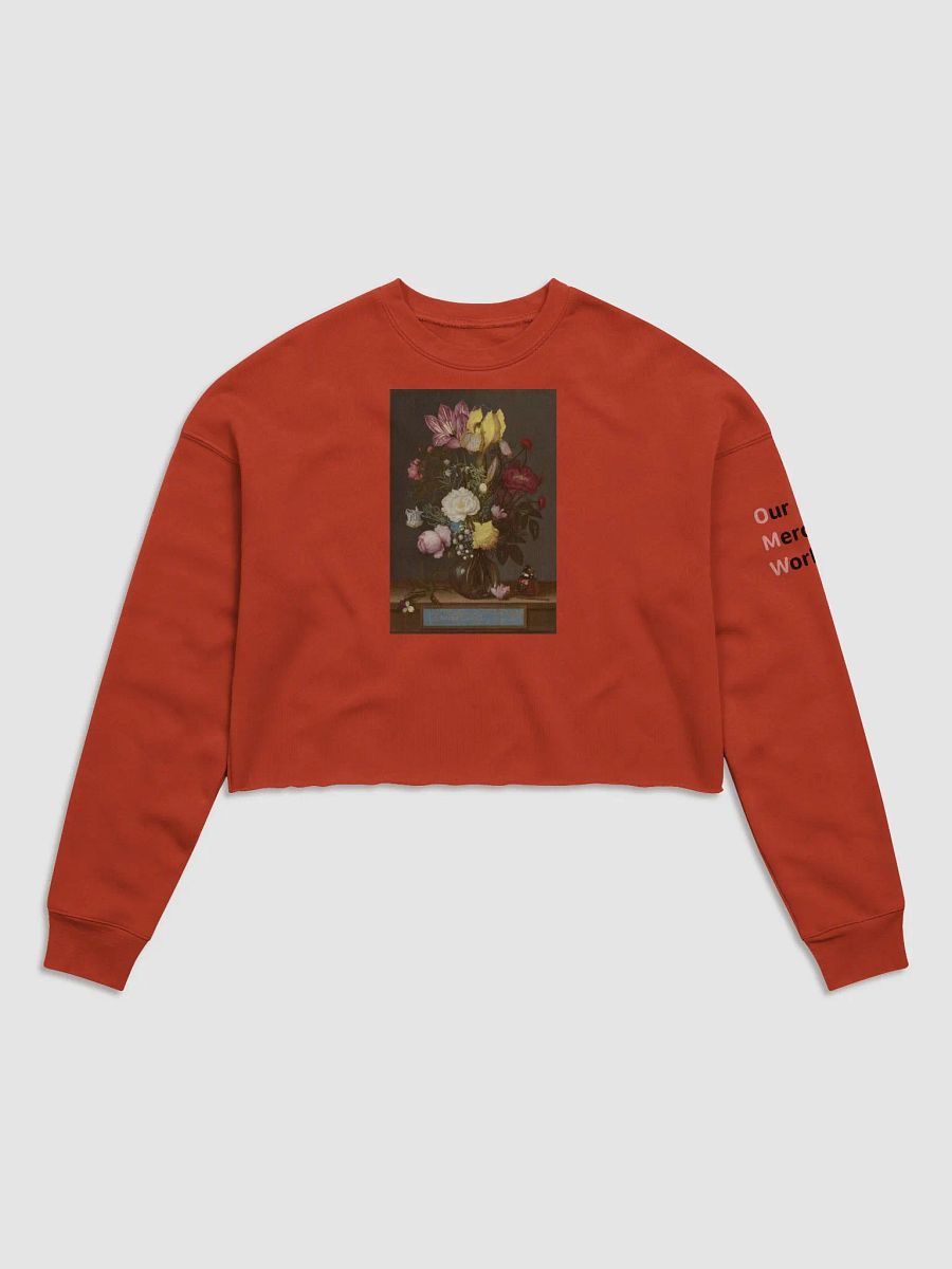 Flowers in a Vase Crop Sweatshirt product image (1)