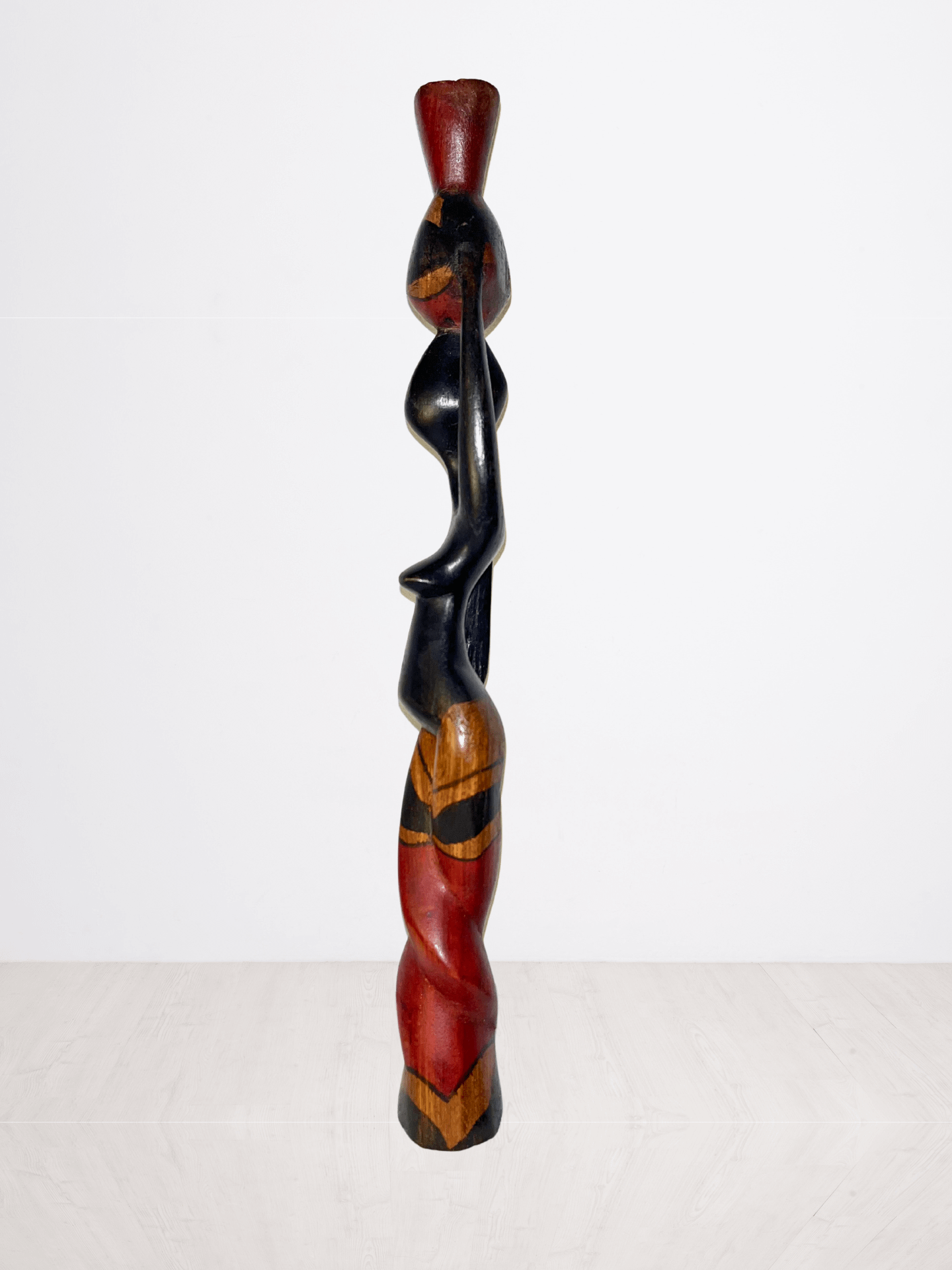 Handcarved Wooden African Woman Sculpture product image (2)