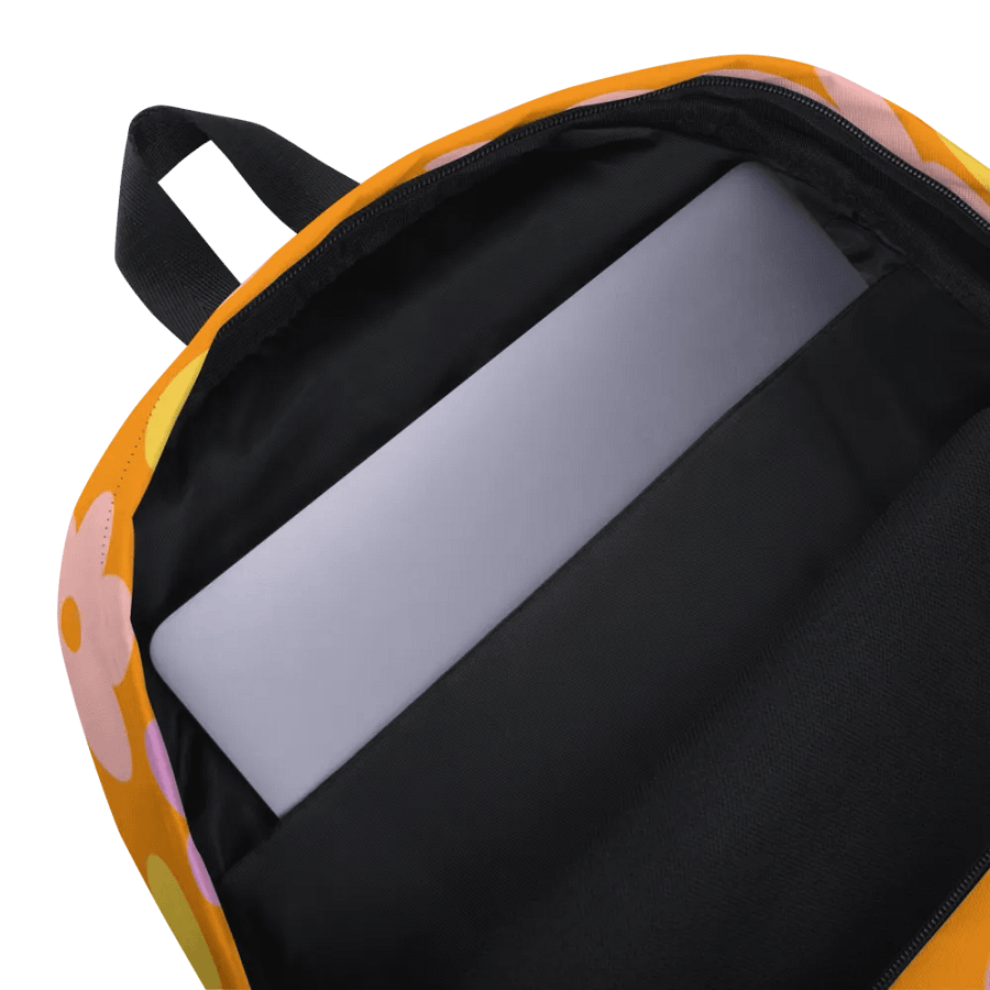 Cheerful Blooms All-Over Backpack product image (12)