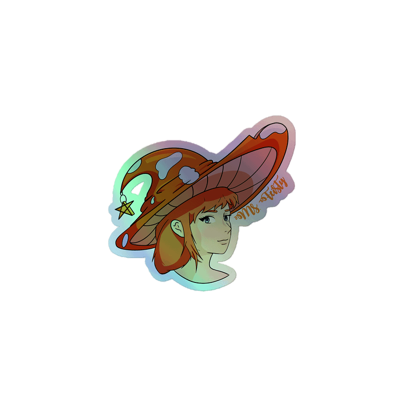Magic Mushroom Holographic Sticker Sheet
