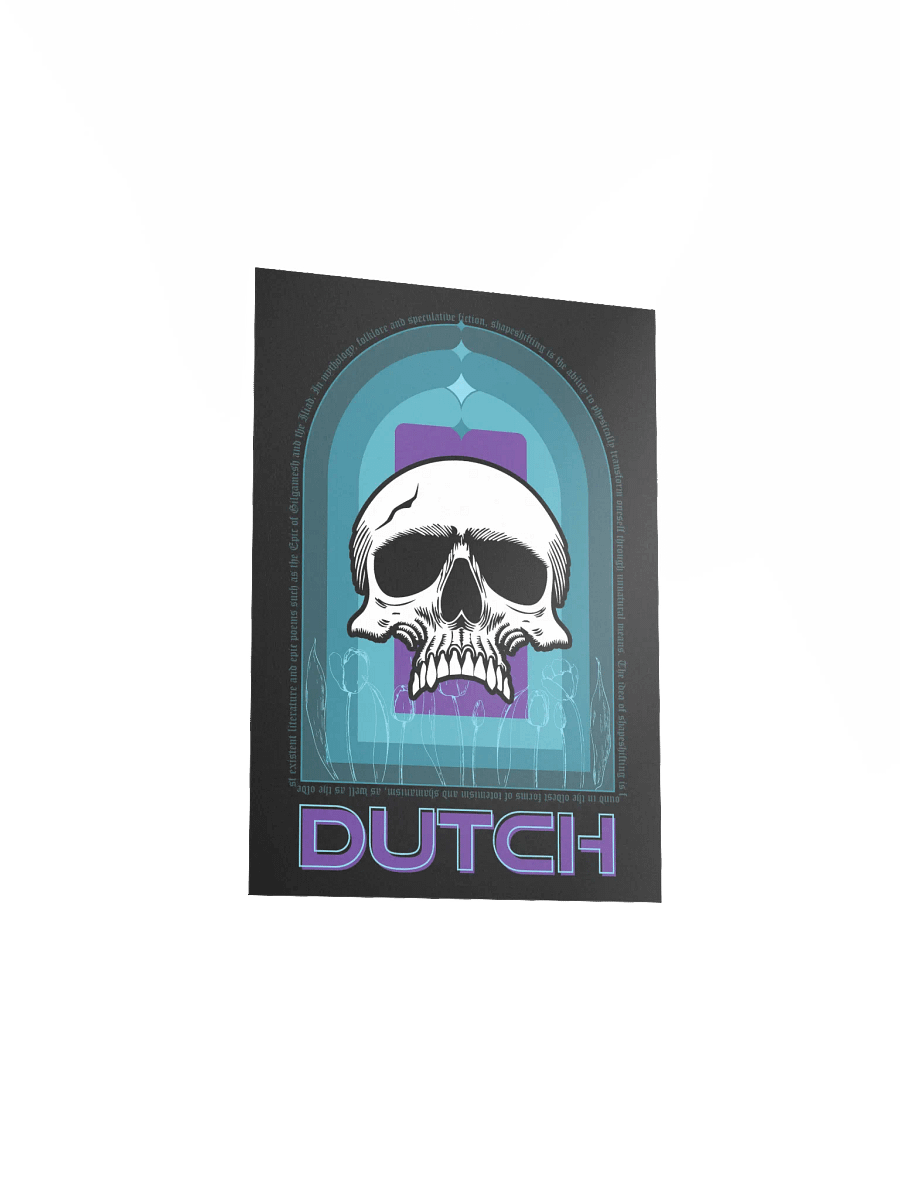 Dutch Vivid Black Matte Poster product image (12)