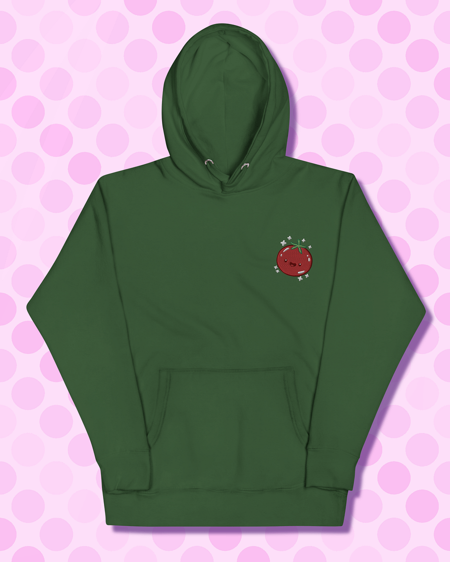 Smiling Tomato Cartoon Unisex Hoodie product image (4)