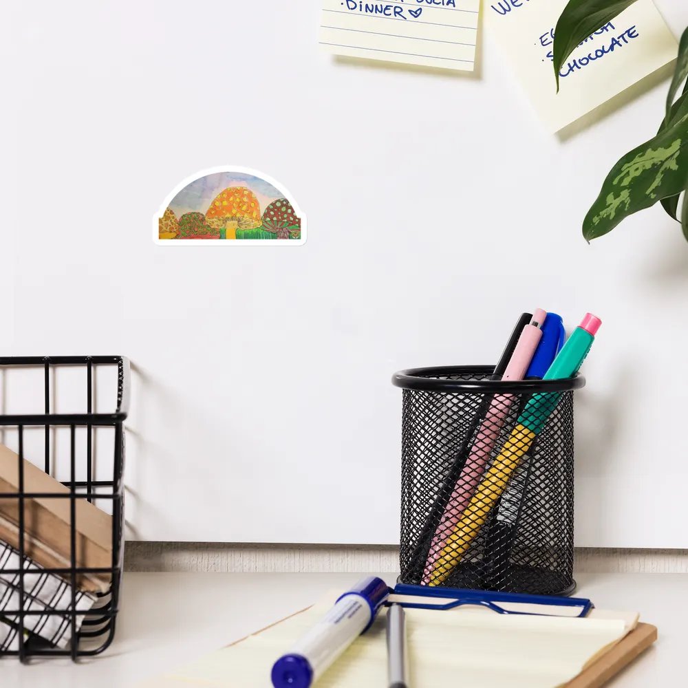 Whimsical Mushroom Die-Cut Magnets product image (10)