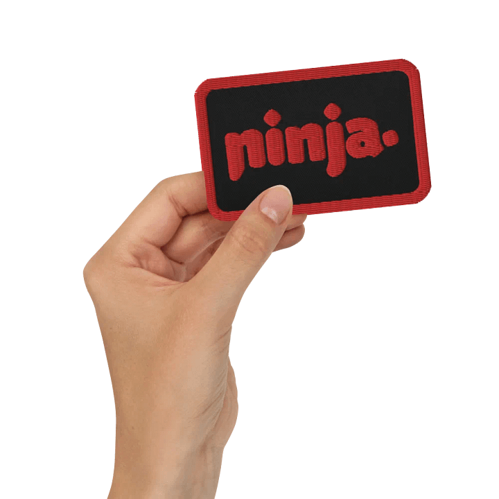 Ninja Patch: Red and Black product image (2)