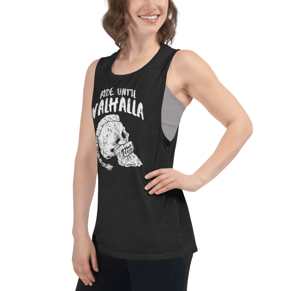 Ride Till Valhalla Women's Muscle Tank product image (6)