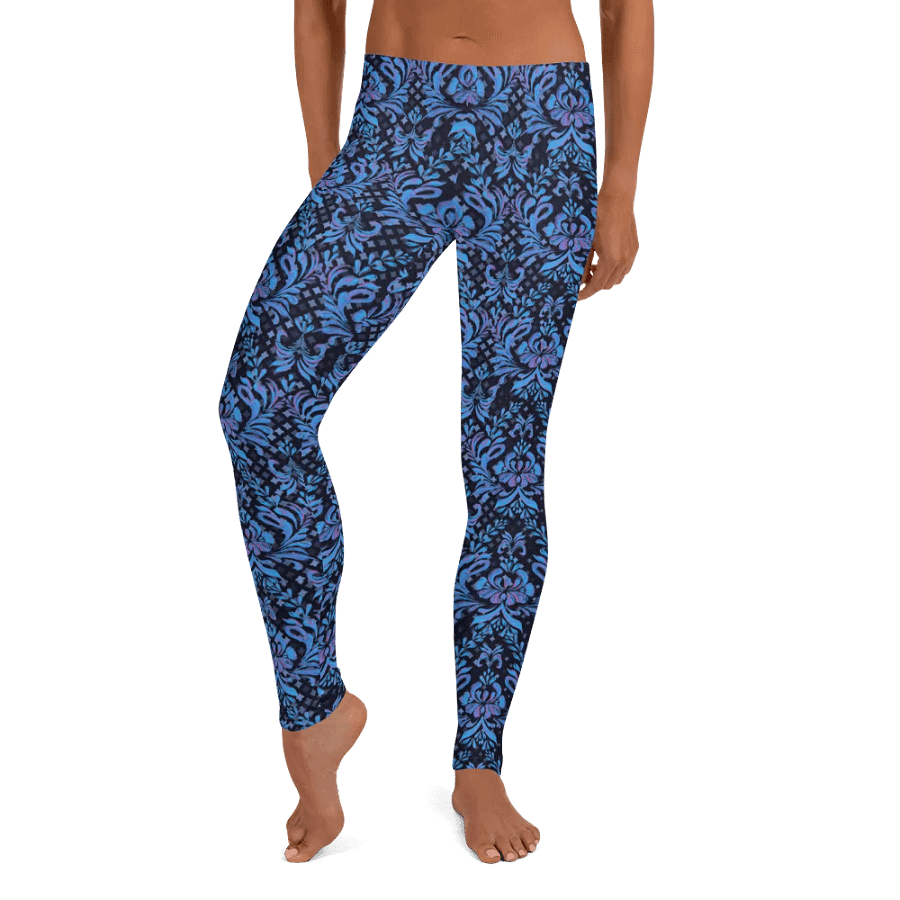 Navy All-Over Print Leggings product image (10)