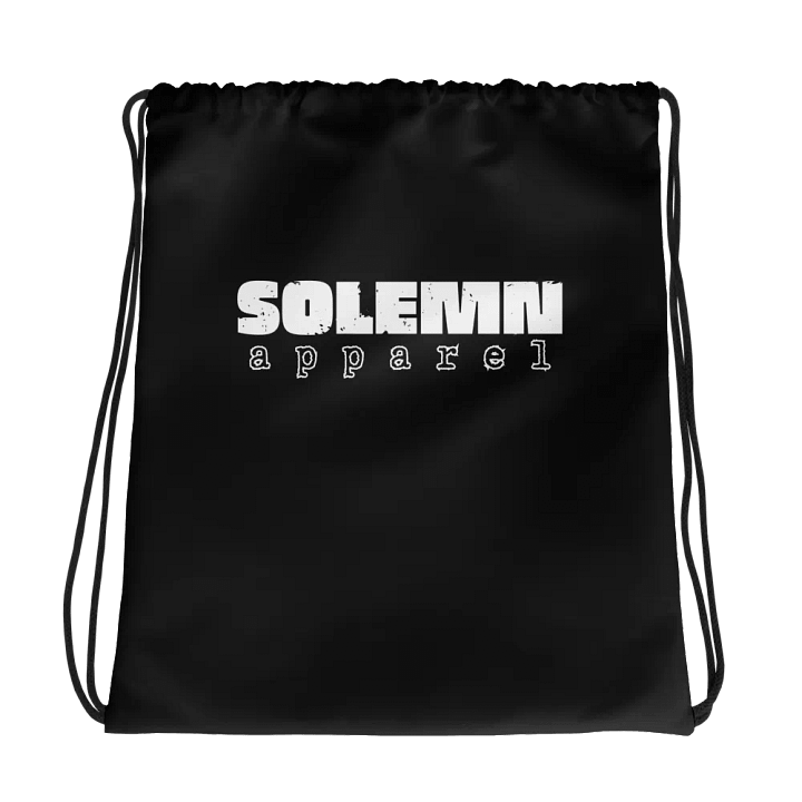 Solemn Distressed All-Over Drawstring Bag product image (1)