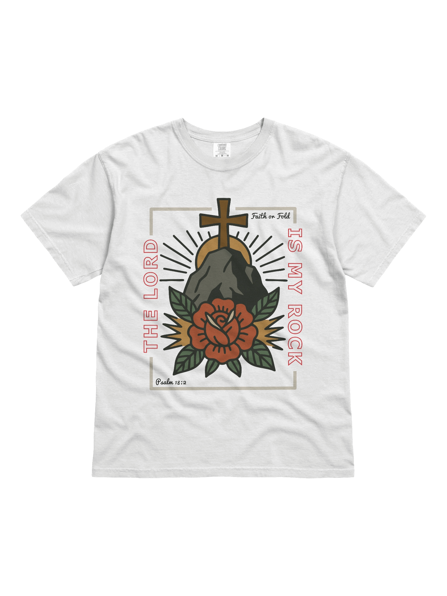 The Lord is my Rock Shirt product image (1)