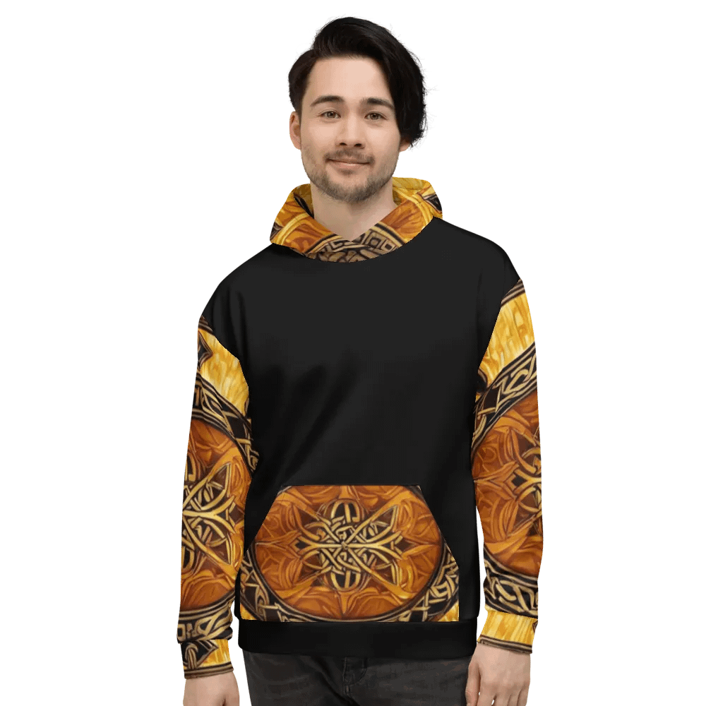Black & Gold Symbology Hoodie product image (3)